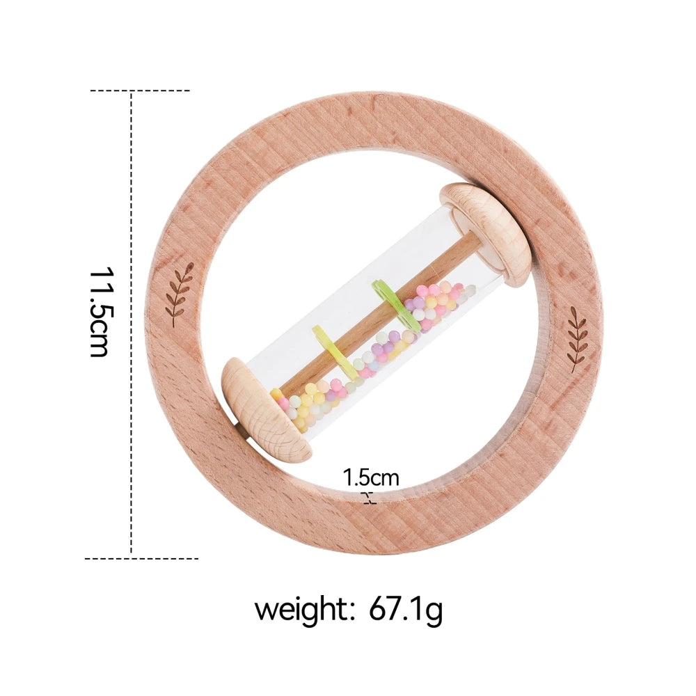 Wooden Rainmaker Toy — Montessori Sensory Shaker