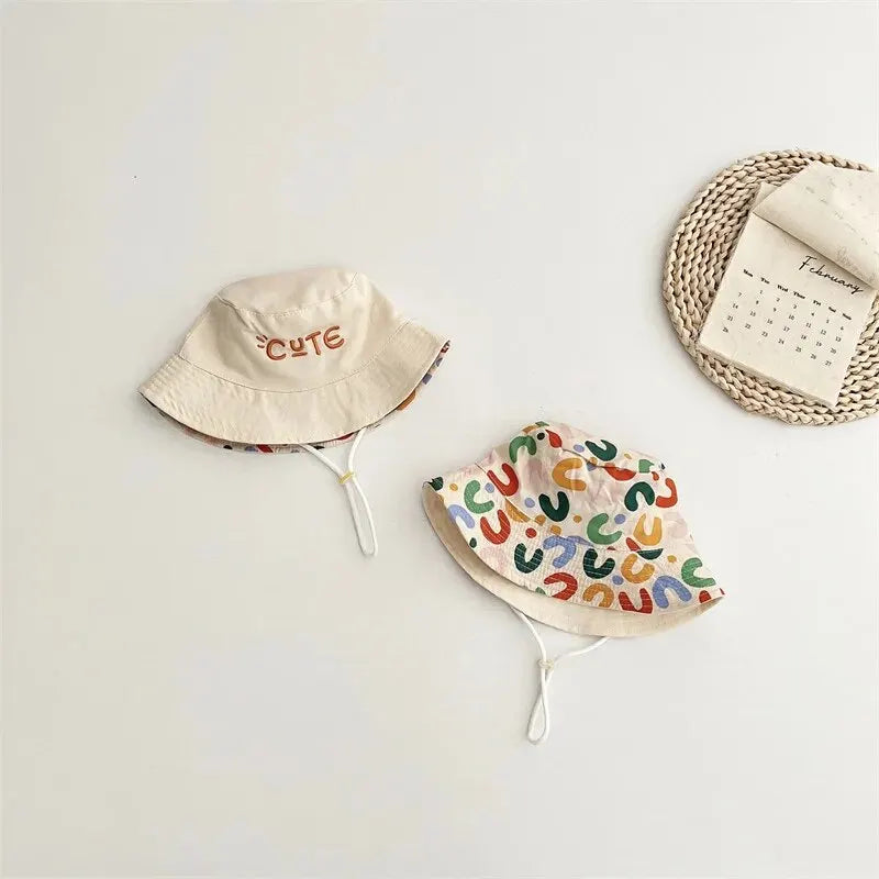 Reversible Bucket Hat - Double-Sided Sun Hat