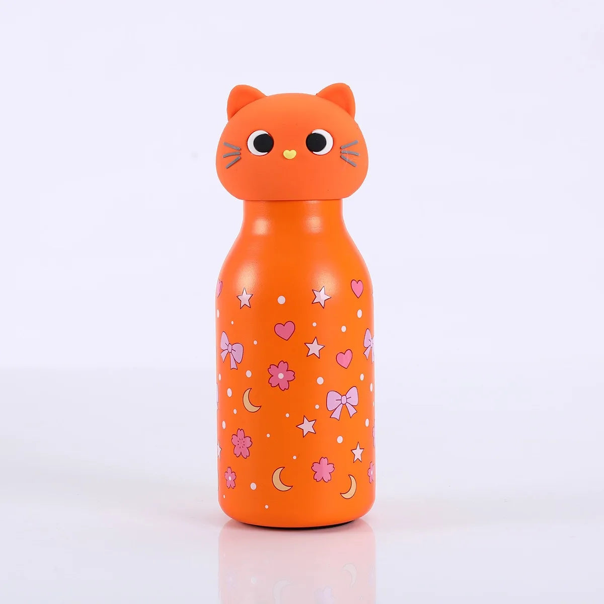 Cat Thermos Bottle — Detachable Straw Design