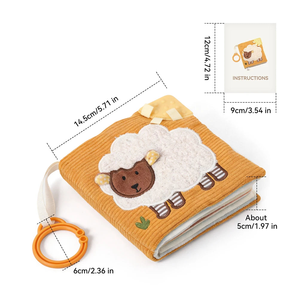 Baby Sensory Cloth Book — Crinkle & Discover