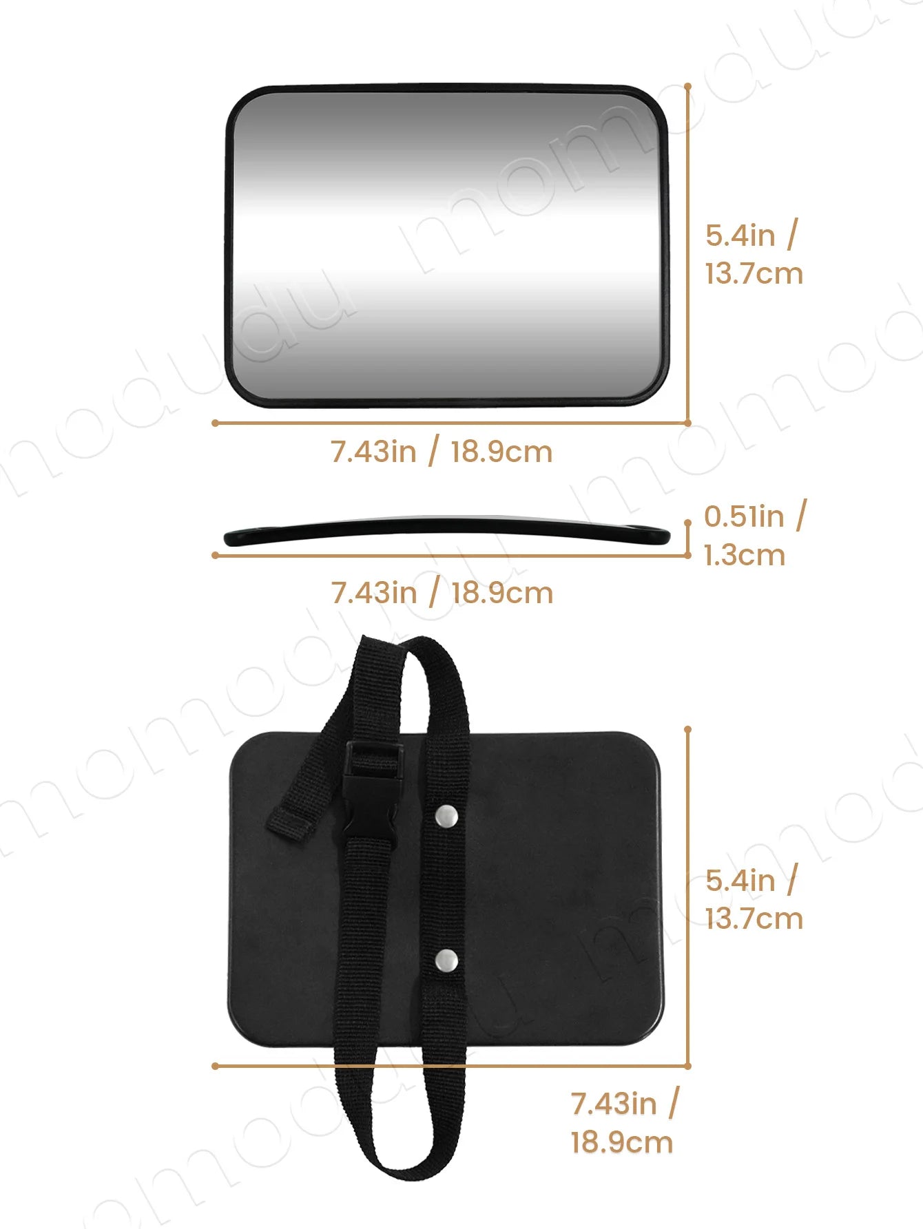 Baby Car Mirror — Shatterproof Design