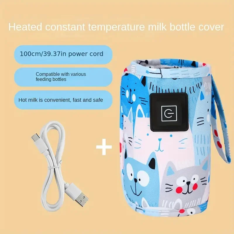 USB Bottle Warmer — Portable Insulated Travel Bag