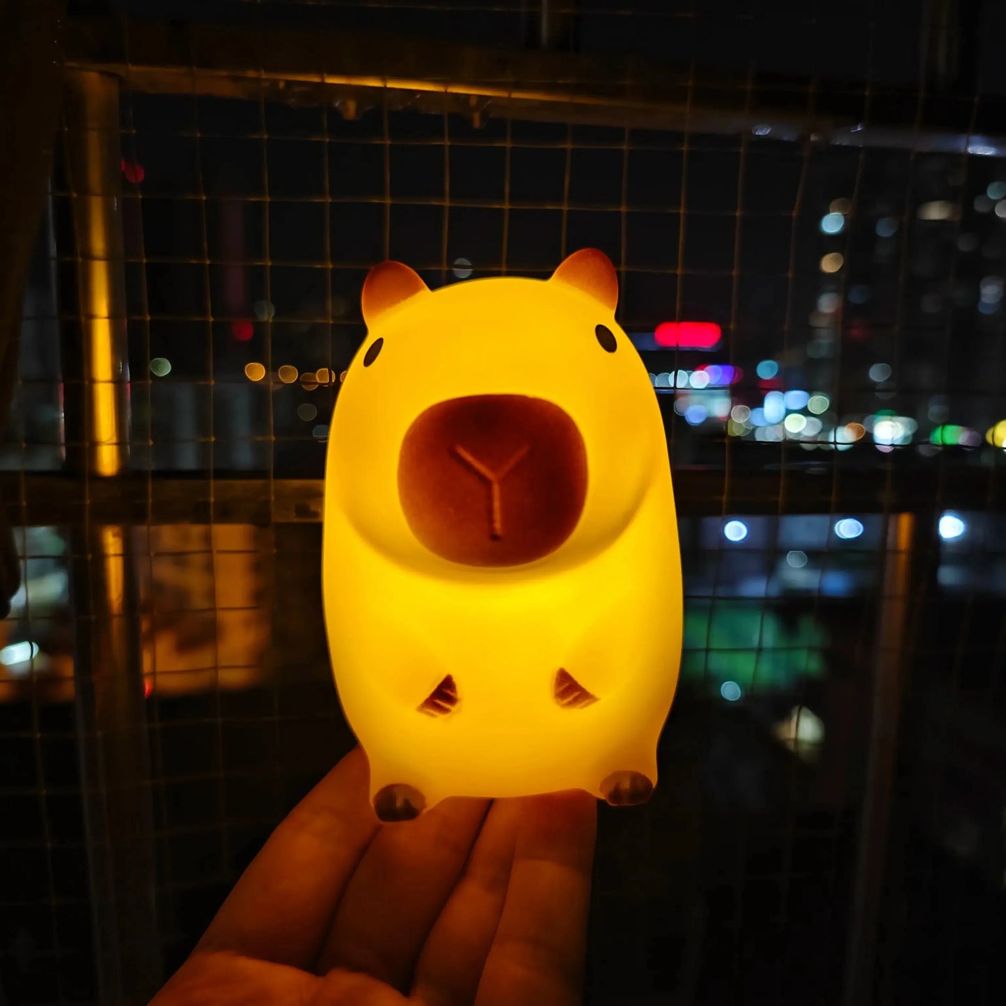 Capybara Night Light — Soft Glow