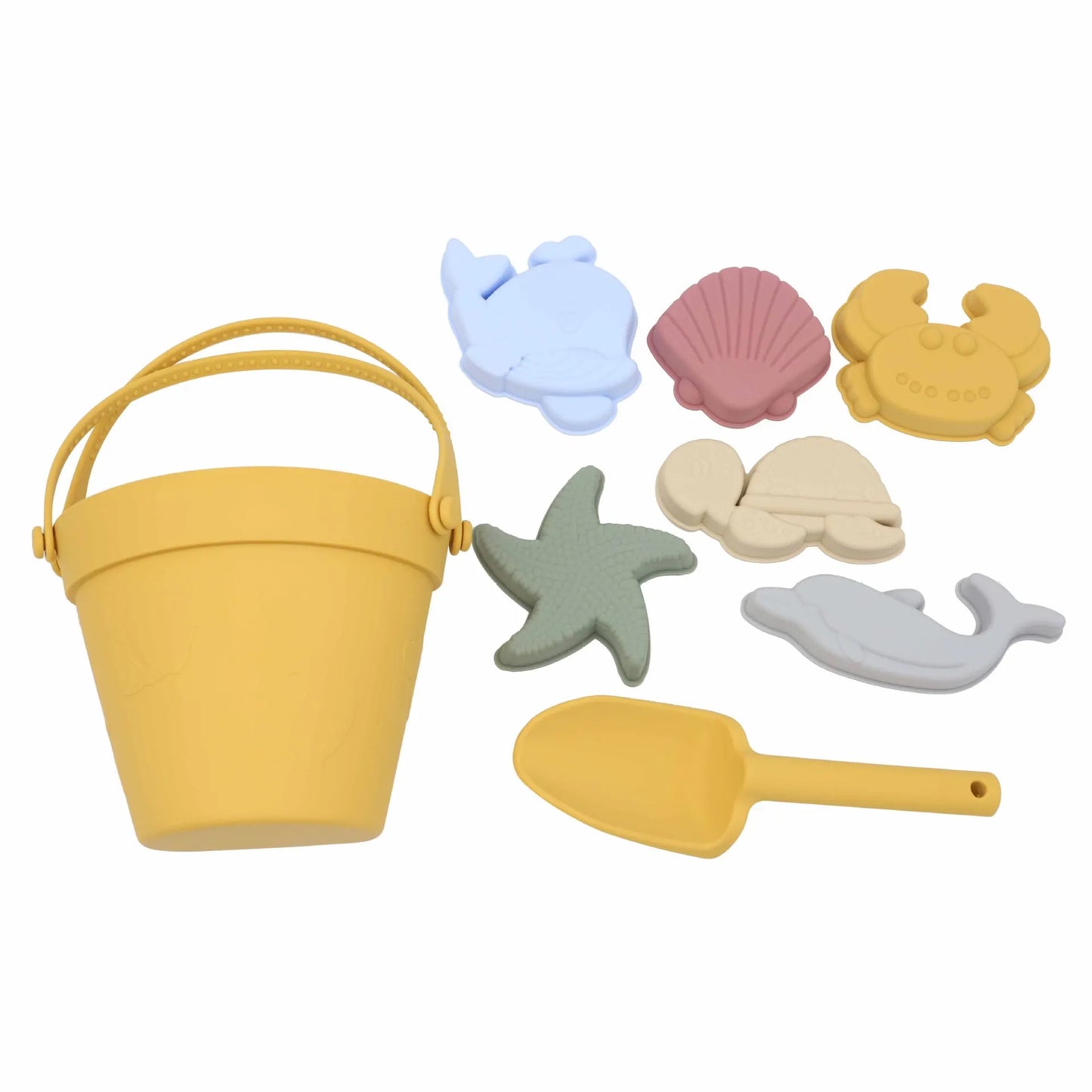 Silicone Beach Toy Set — 8 Pieces