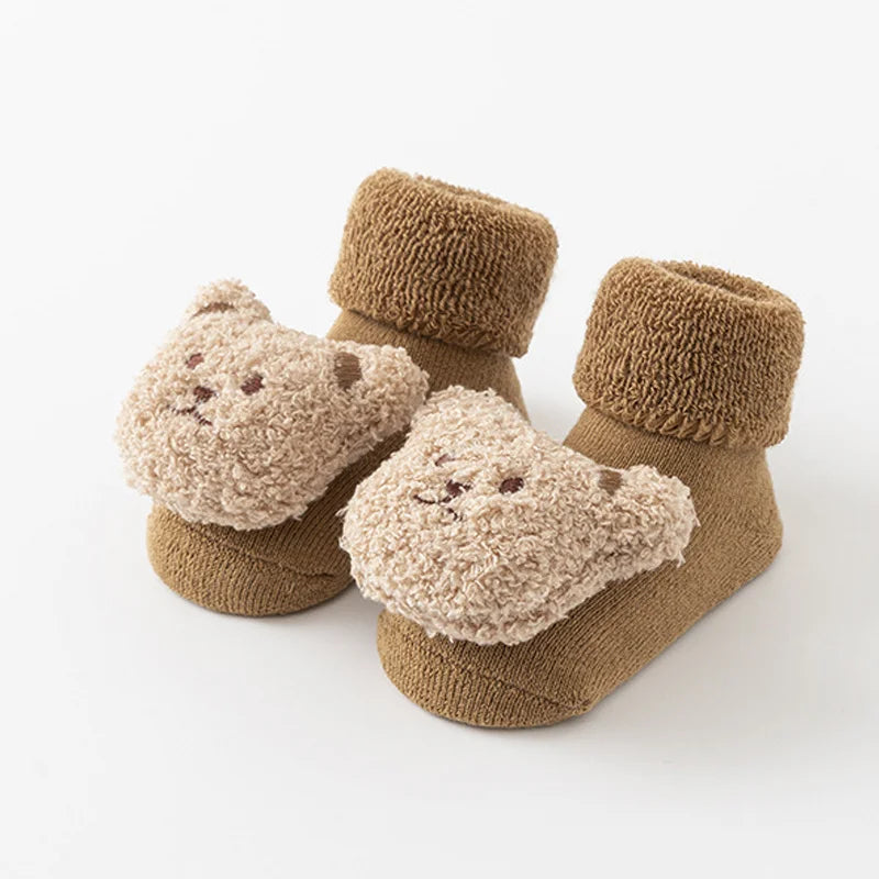 Bear Baby Socks — Winter Grip