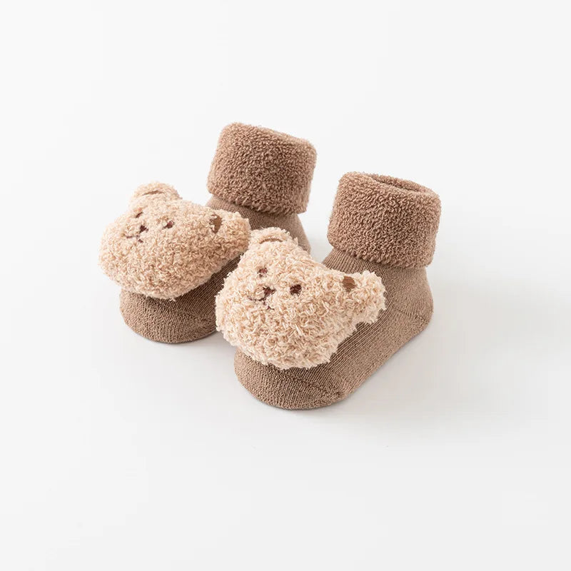 Bear Baby Socks — Winter Grip