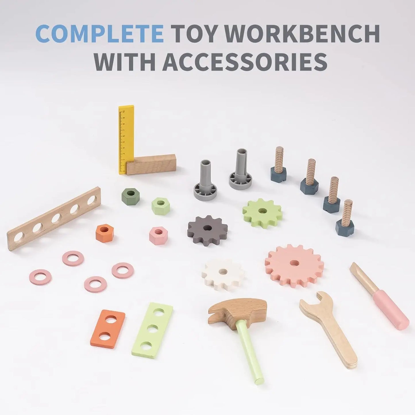 Montessori Tool Bench – Wooden Workshop
