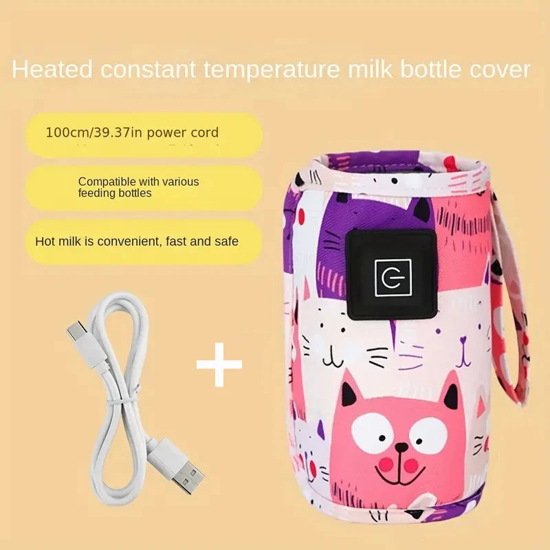 USB Bottle Warmer — Portable Insulated Travel Bag