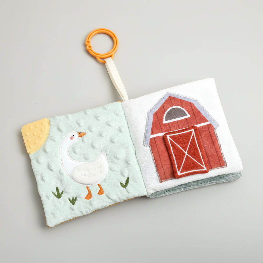 Baby Sensory Cloth Book — Crinkle & Discover