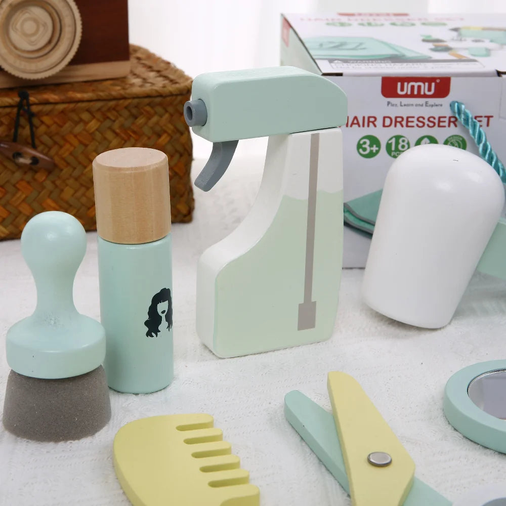 Montessori Makeup Set – Wooden Role Play