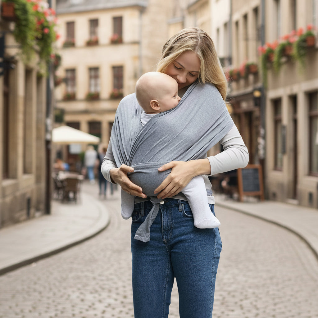Soft Cotton Wrap — Ergonomic Carrier