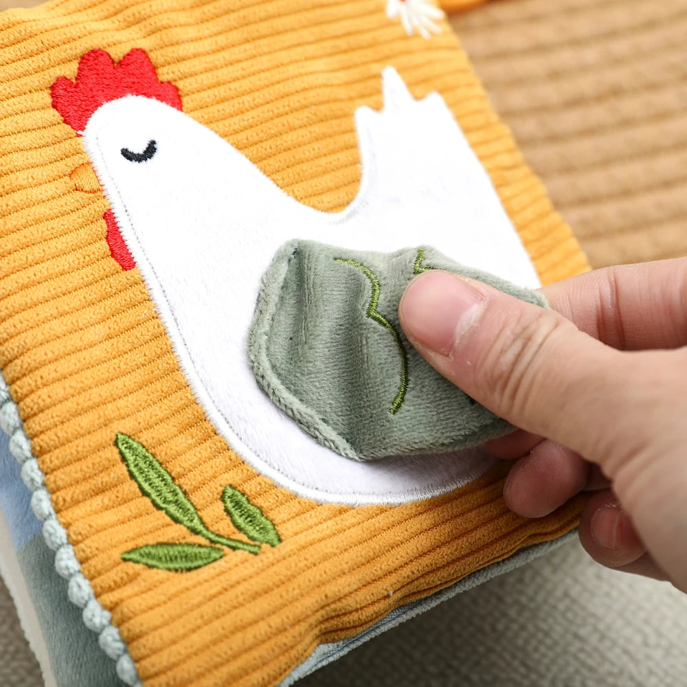 Baby Sensory Cloth Book — Crinkle & Discover