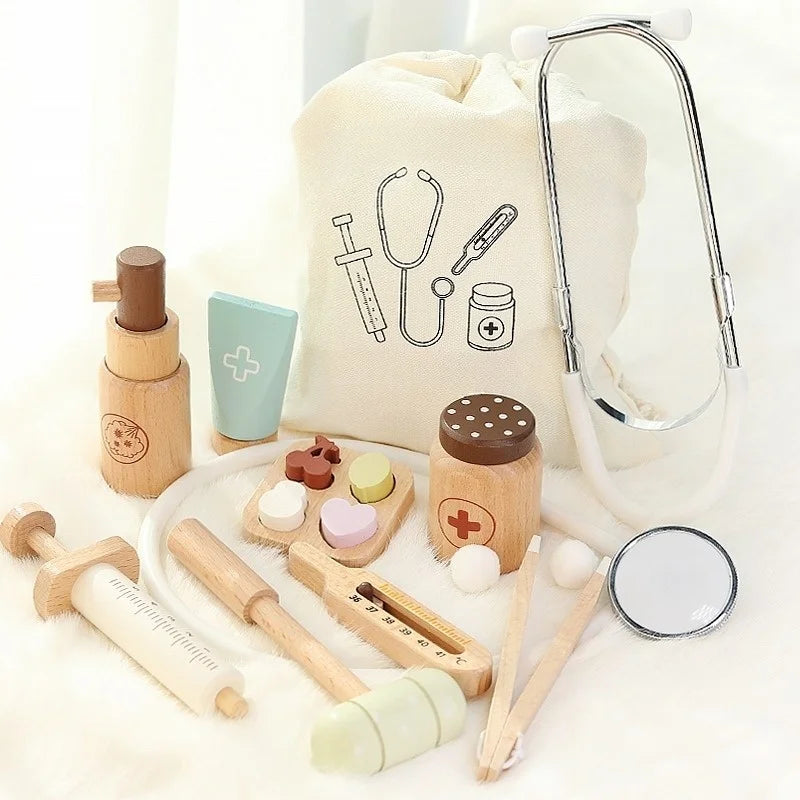 Montessori Doctor Set – Wooden Playset