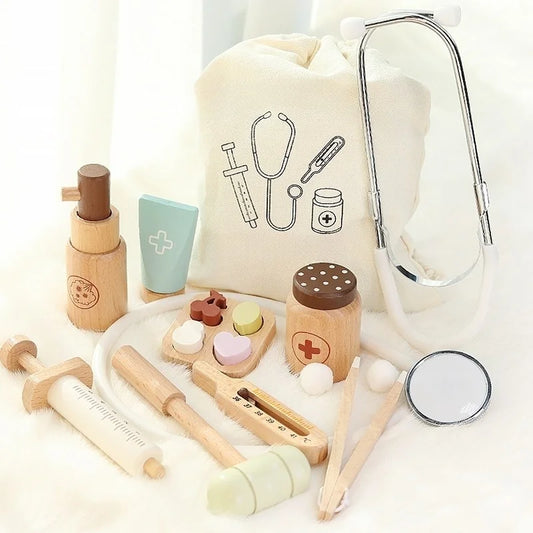 Montessori Doctor Set – Wooden Playset