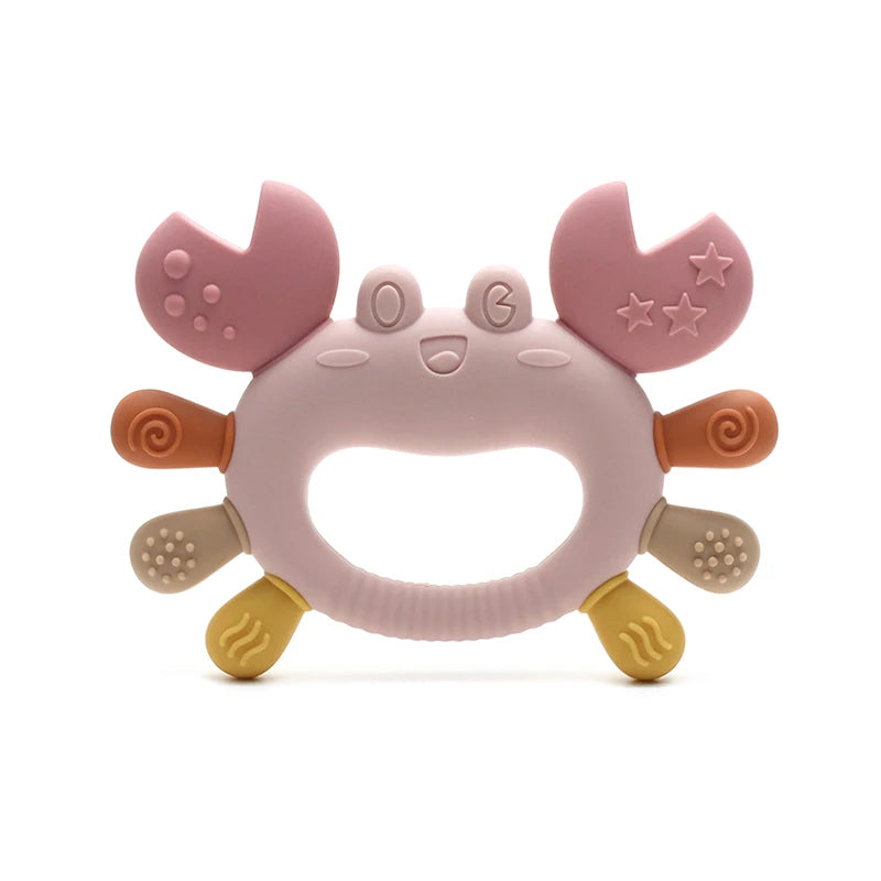 Crab Silicone Teether — BPA-Free Baby Toy