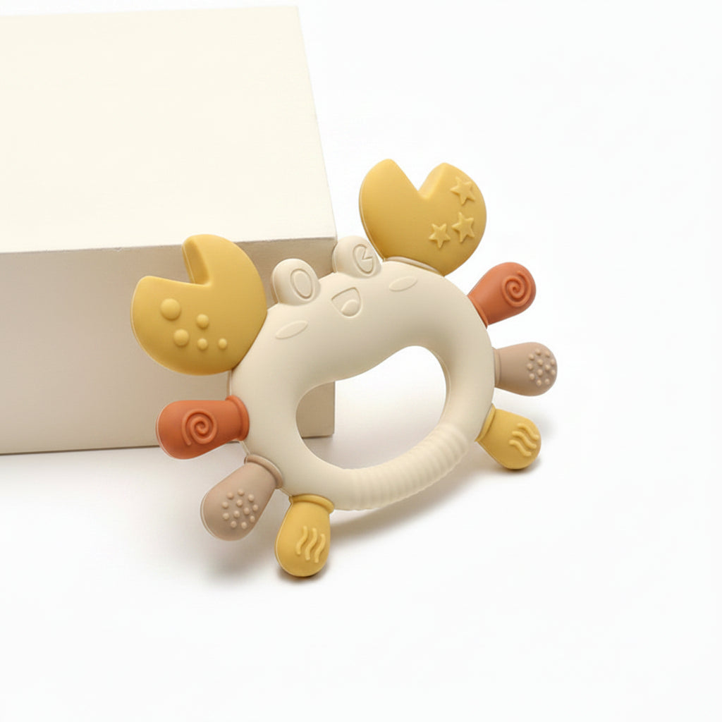 Crab Silicone Teether — BPA-Free Baby Toy
