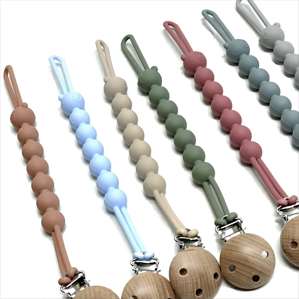 Baby Pacifier Chain - Silicone Beads