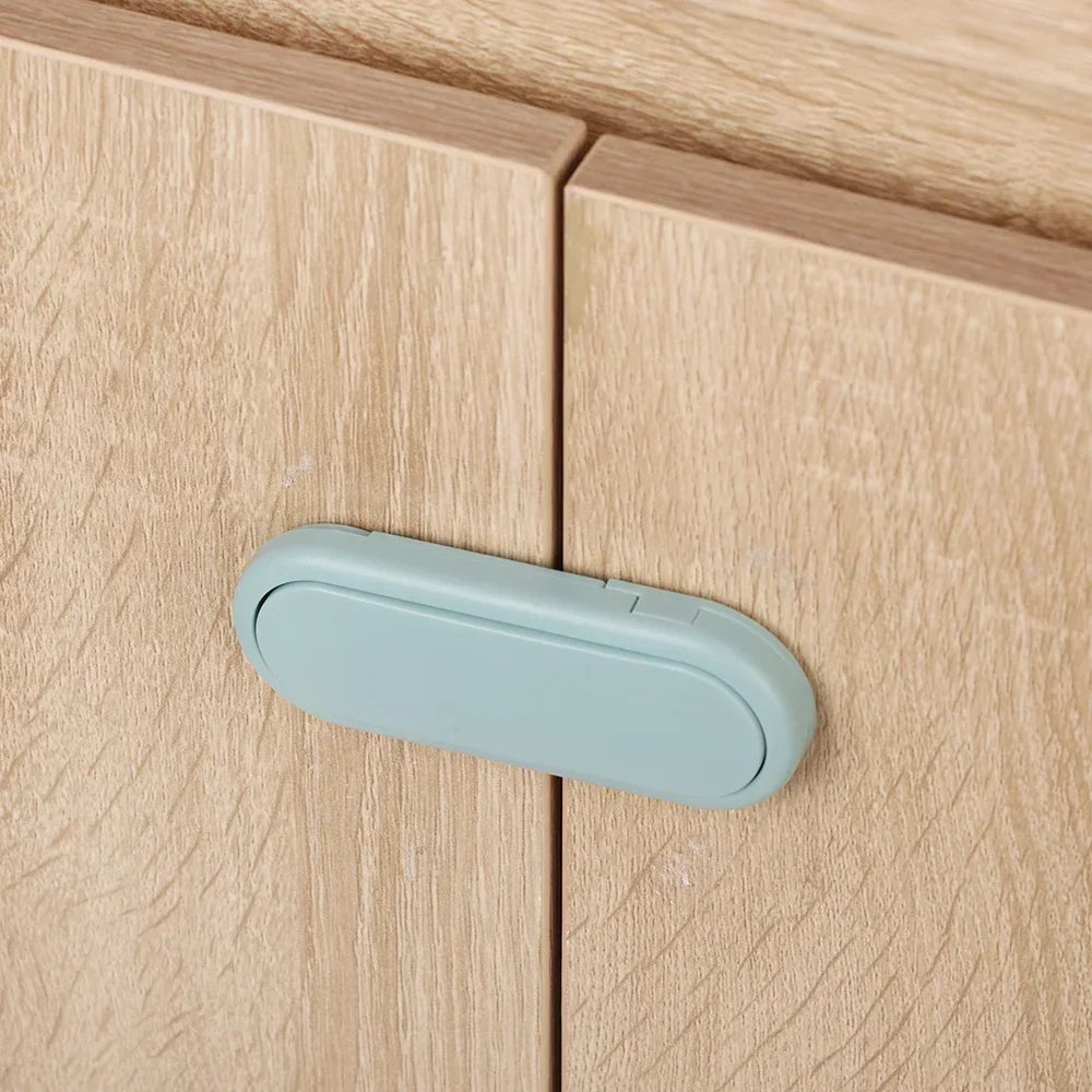 Baby Cabinet Safety Lock — Anti-Pinch Design