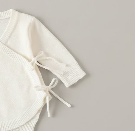 Hello World Romper — Embroidered Cotton