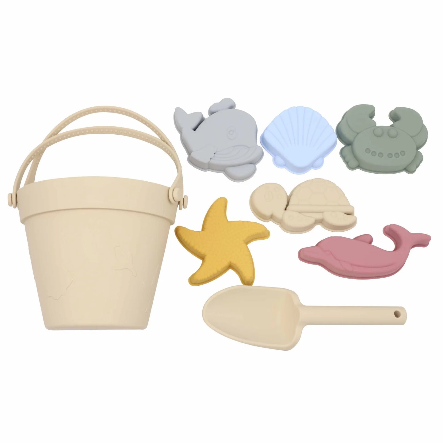 Silicone Beach Toy Set — 8 Pieces