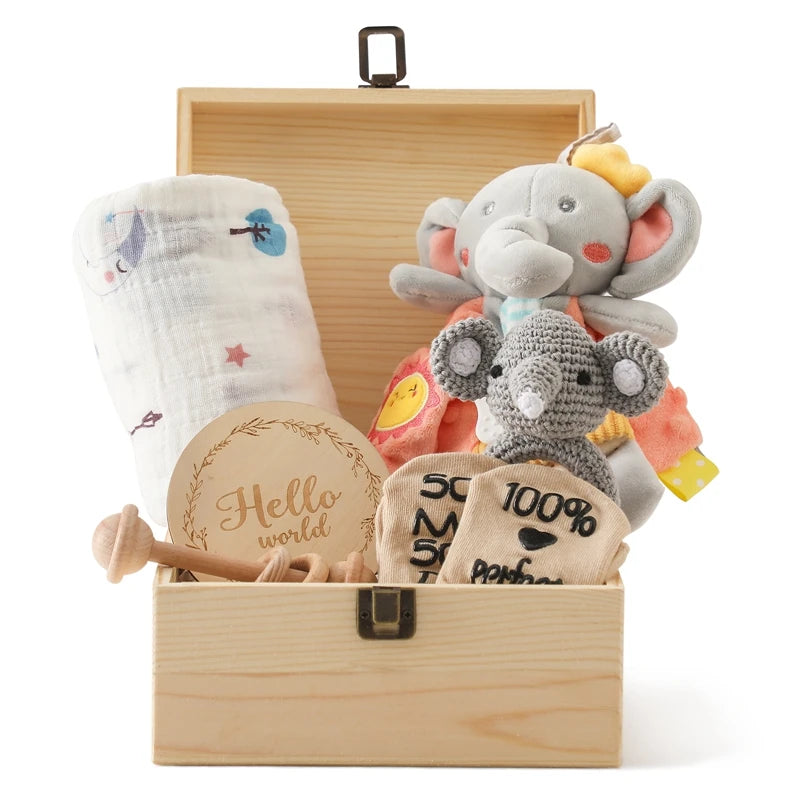Baby’s First Moments — Wooden Gift Box