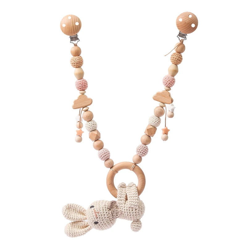 Wooden Stroller Chain — Animal Collection