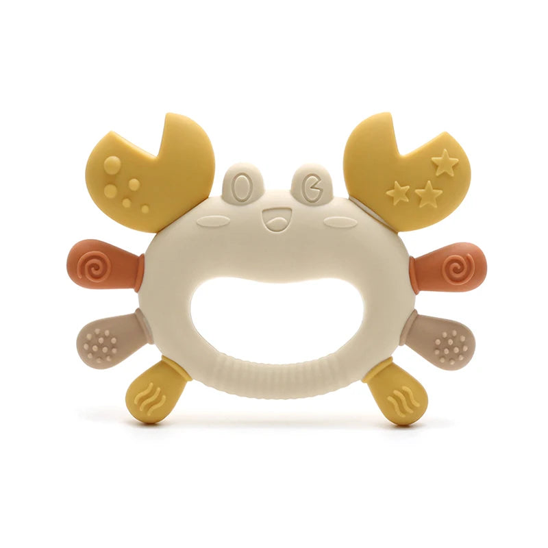 Crab Silicone Teether — BPA-Free Baby Toy