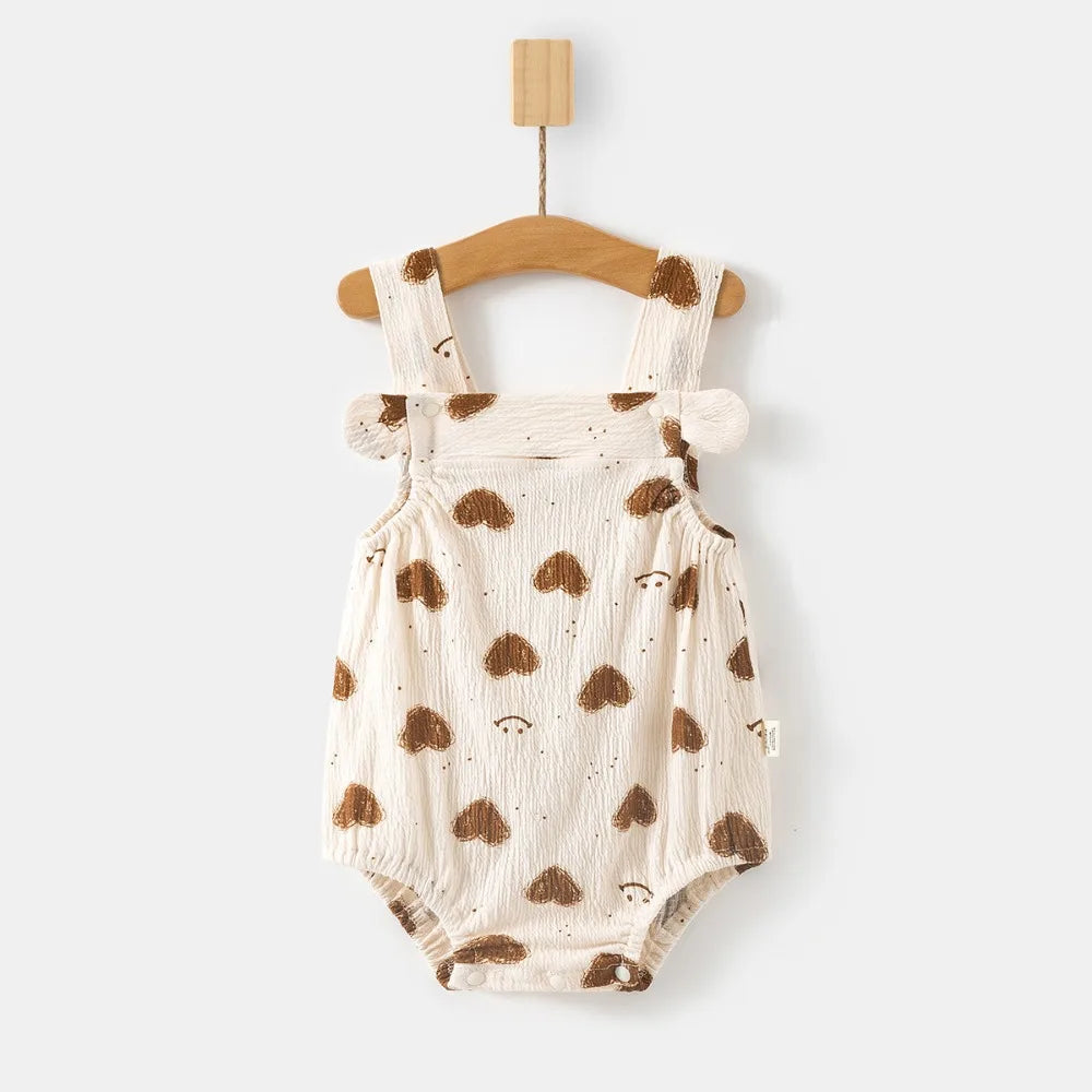 Cotton Baby Romper — Sleeveless Summer