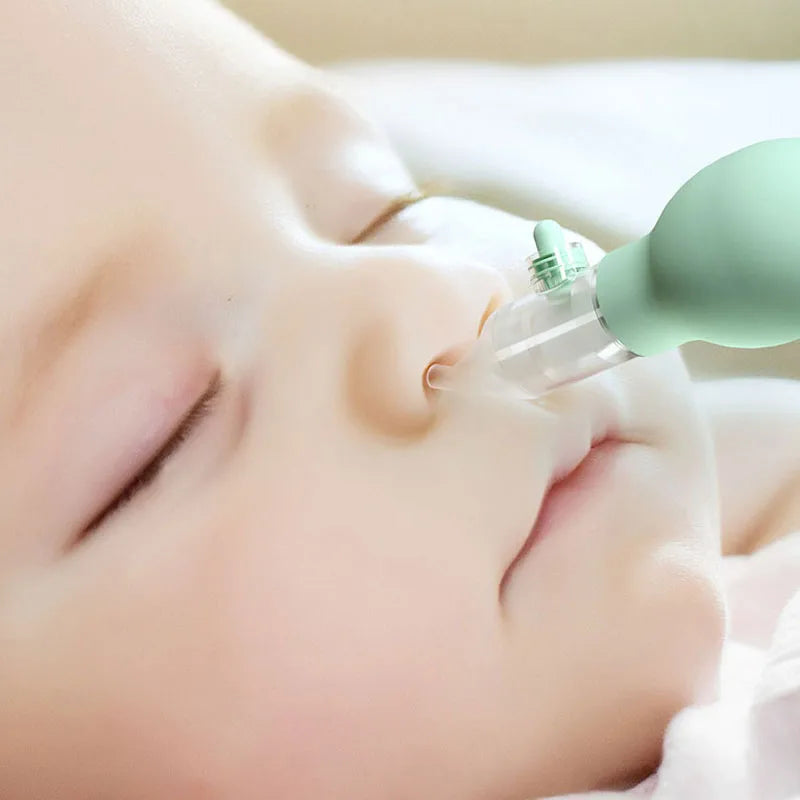 Soft Silicone Baby Nasal Aspirator — Anti-Backflow Nose Cleaner