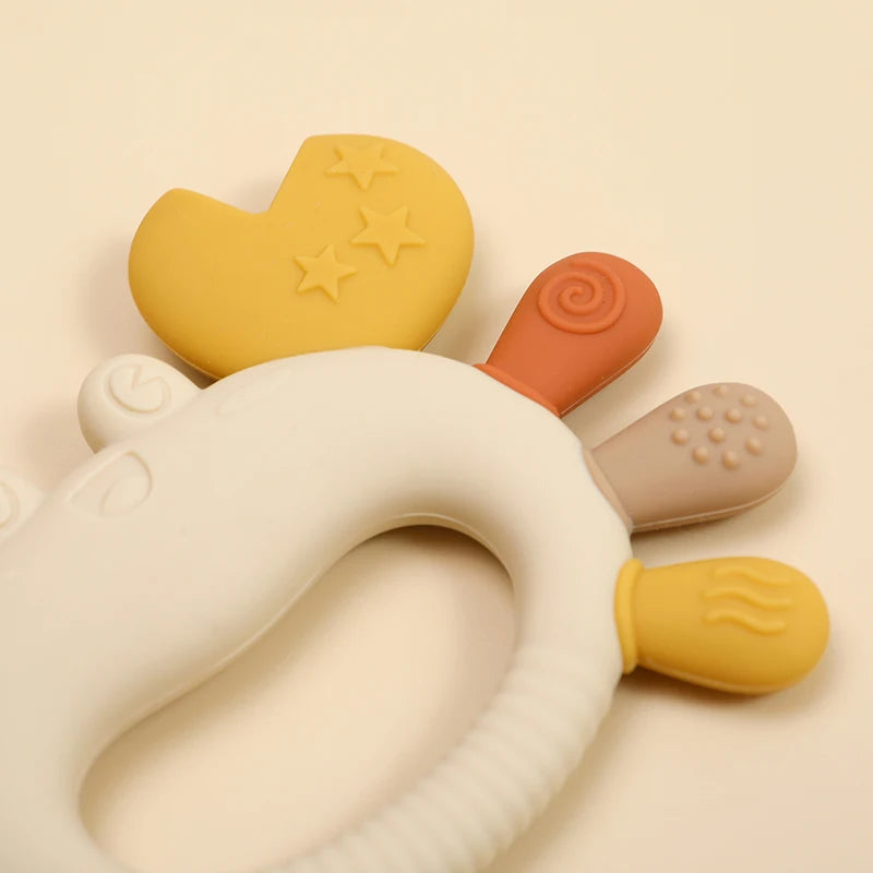 Crab Silicone Teether — BPA-Free Baby Toy