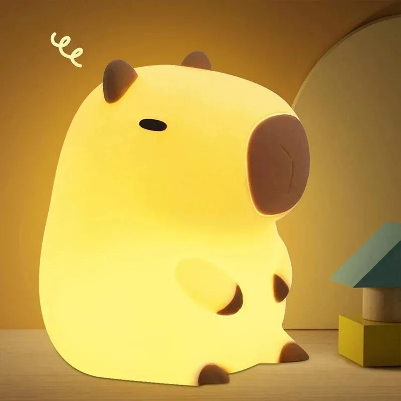 Capybara Night Light — Soft Glow