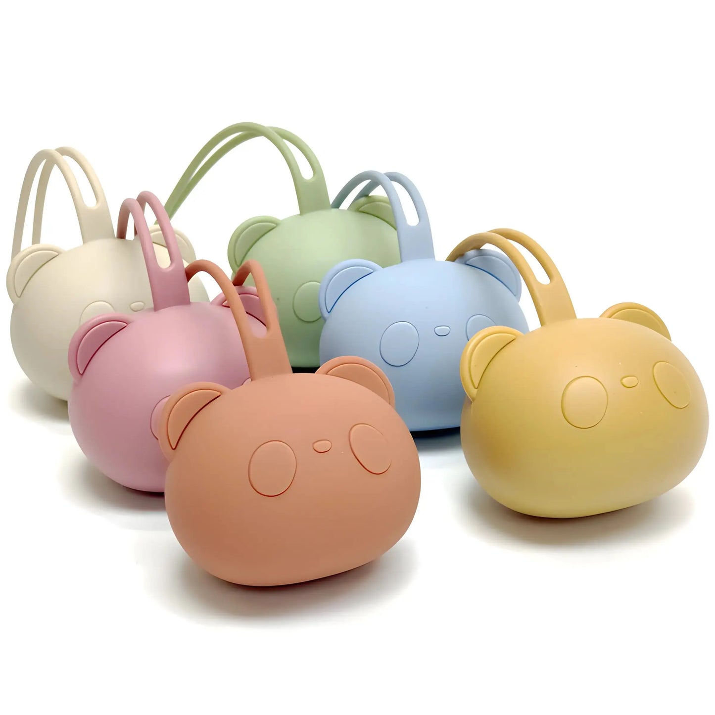 Bear Silicone Pacifier Case — Portable Dust-Free Storage