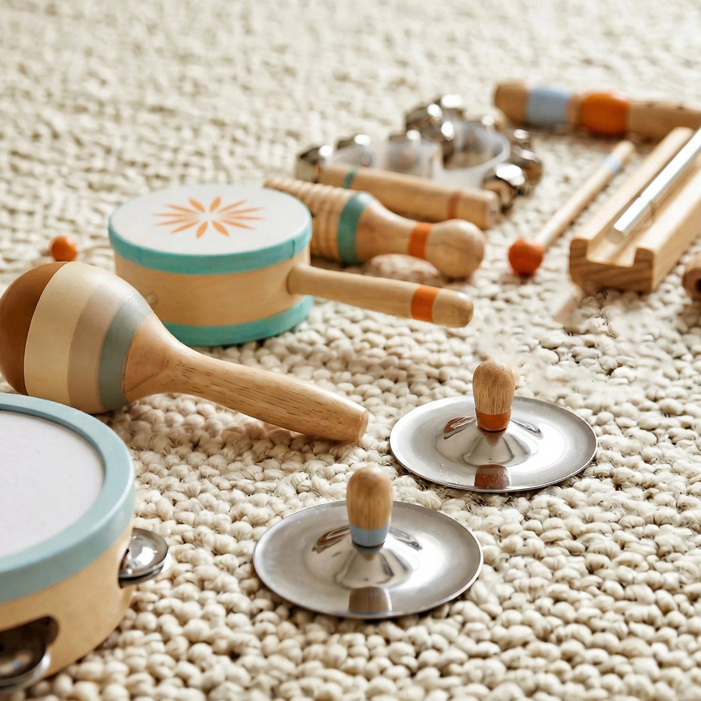 Montessori Wooden Music Set — 10 Pieces