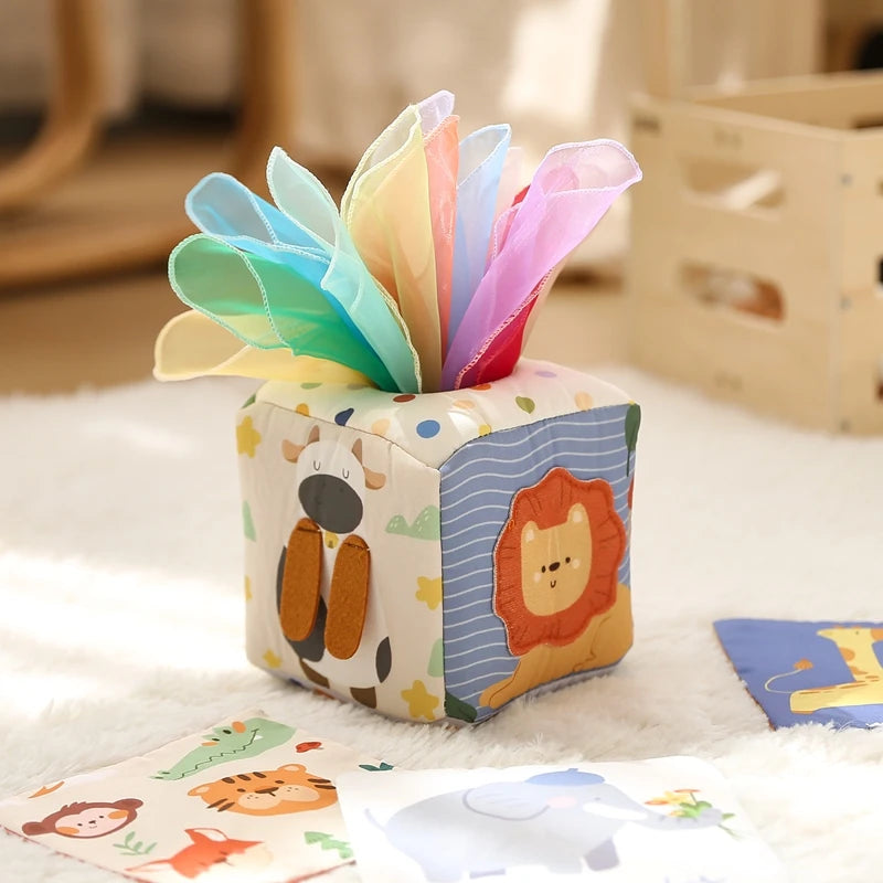 Montessori Tissue Box — Baby Sensory Play