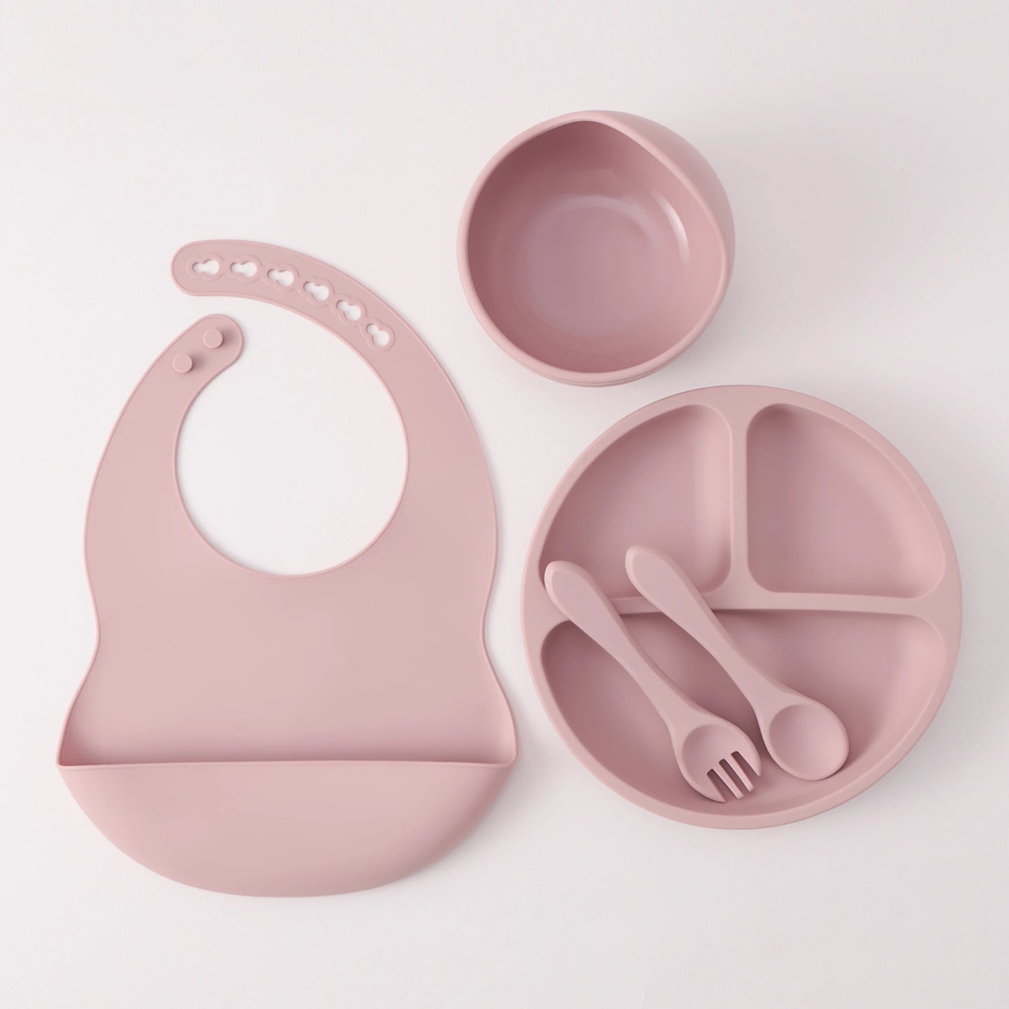 Silicone Baby Feeding Set — 5-Piece