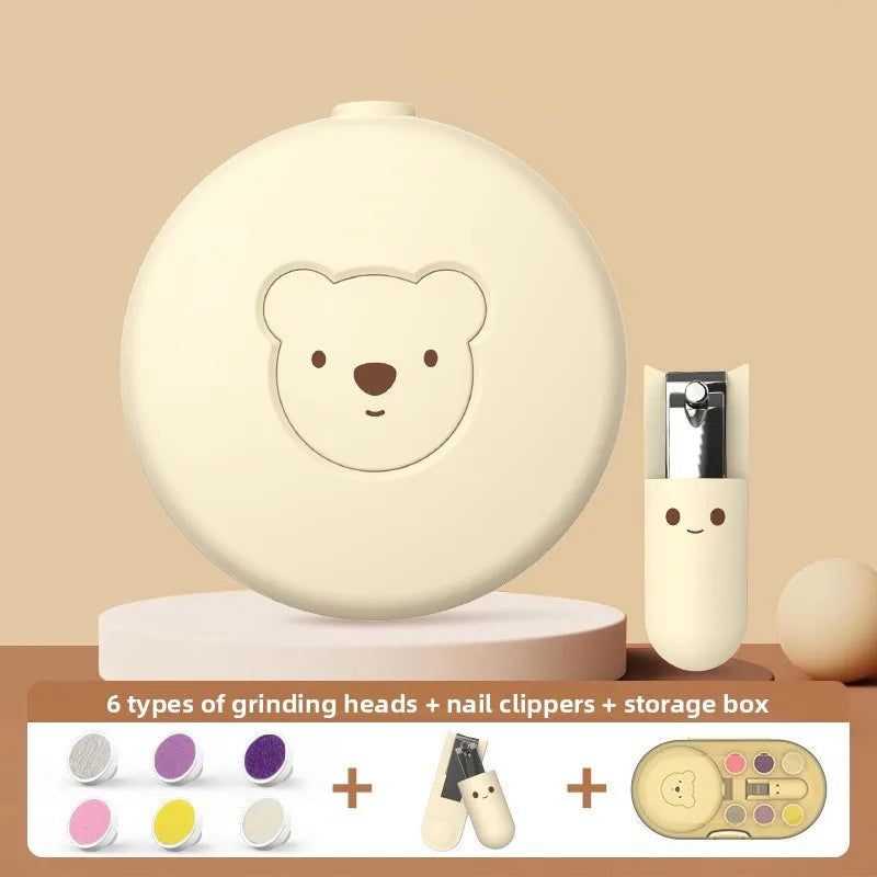 Baby Electric Nail Trimmer — 2-in-1 Bear Kit