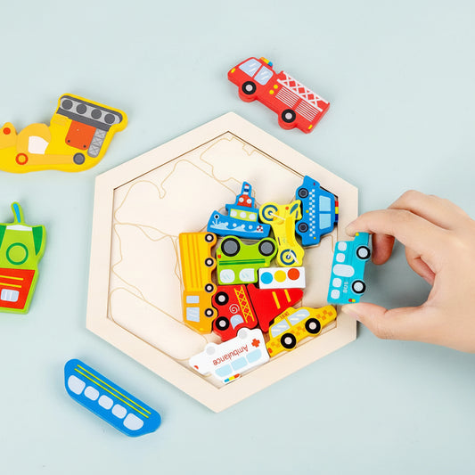Montessori Wooden Puzzle — Explore & Discover