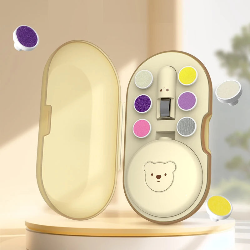 Baby Electric Nail Trimmer — 2-in-1 Bear Kit