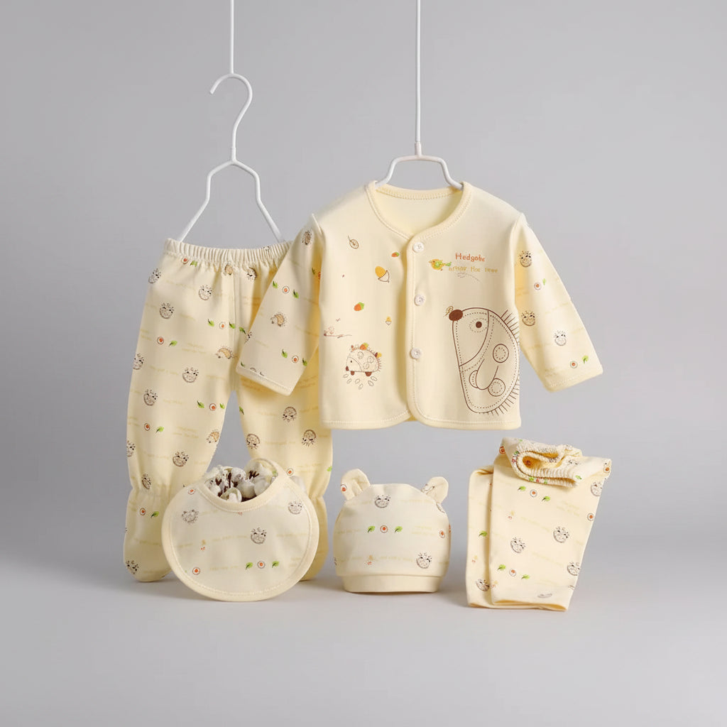 Newborn Cotton Set — 5-Piece Animal