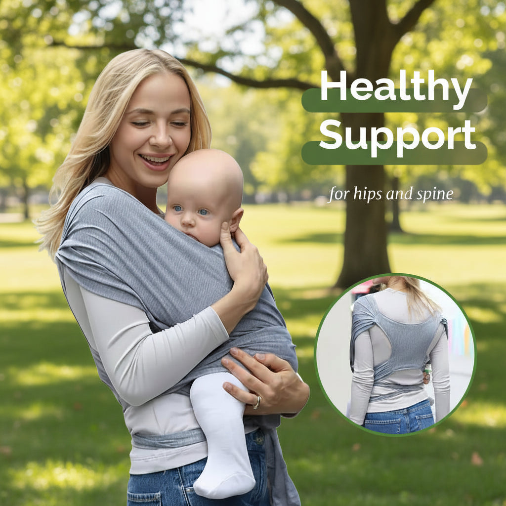 Soft Cotton Wrap — Ergonomic Carrier