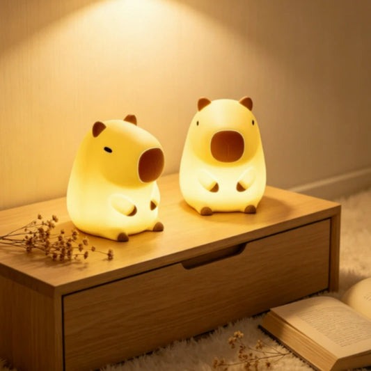 Capybara Night Light — Silicone Lamp