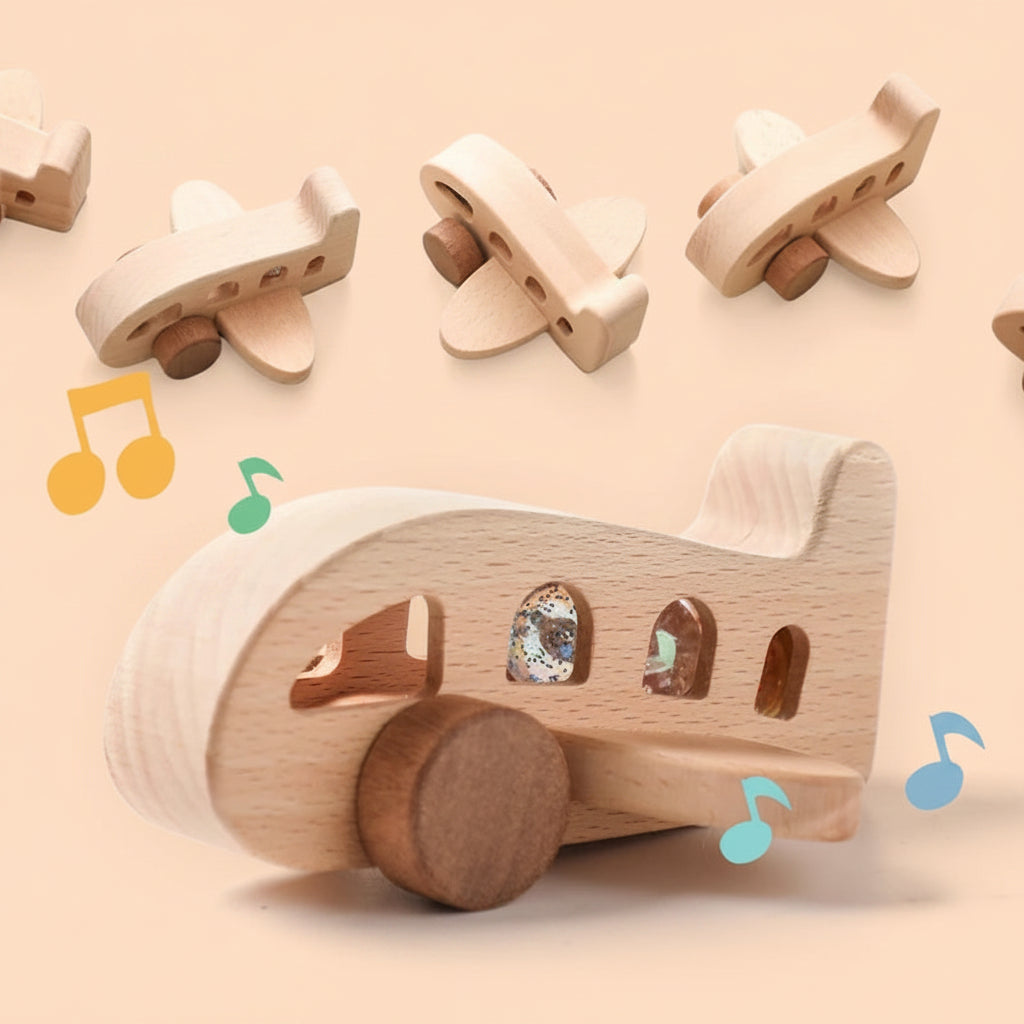 Montessori Plane Toy – Sensory Bead