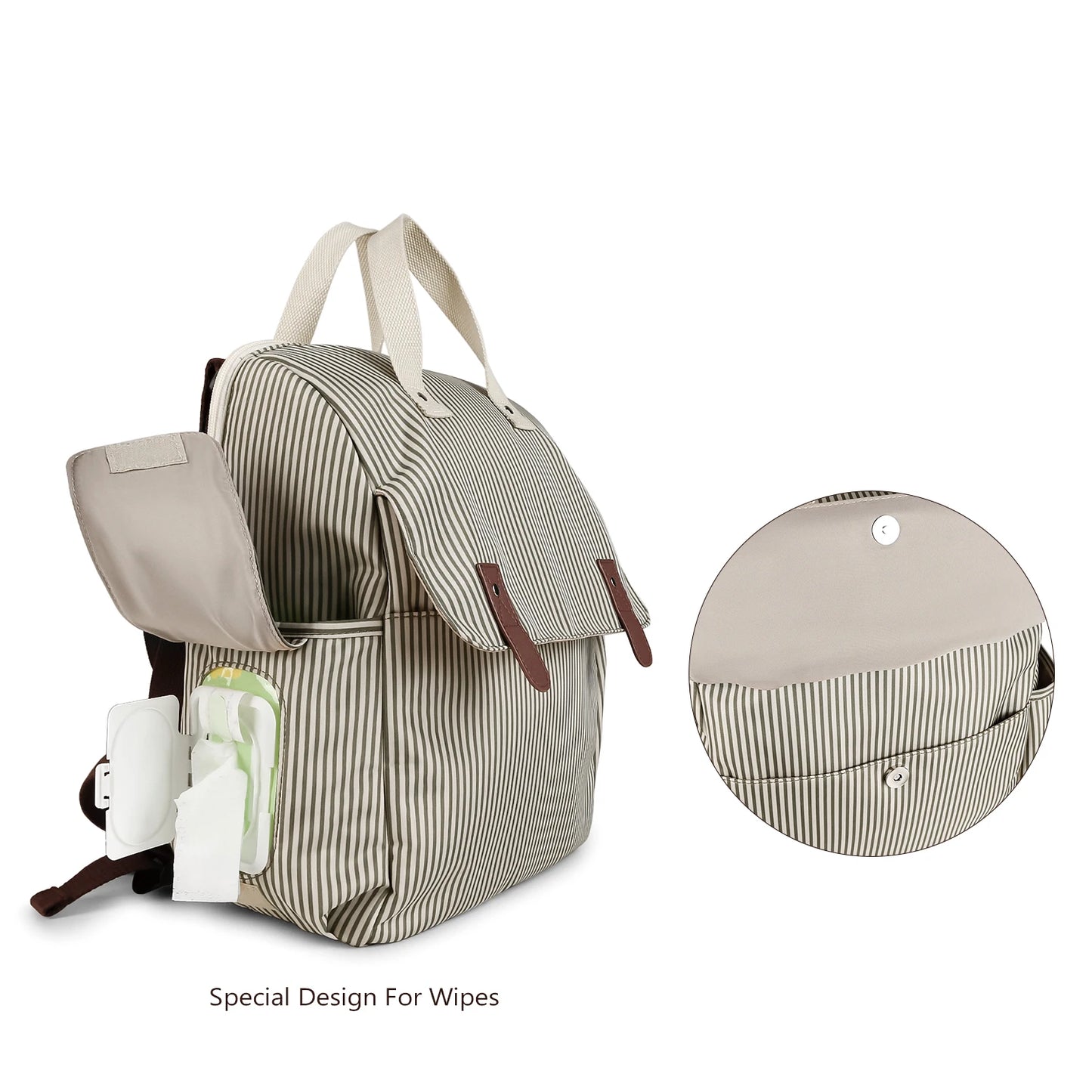 Diaper Backpack with Changing Mat — Multi-Functional Travel Bag