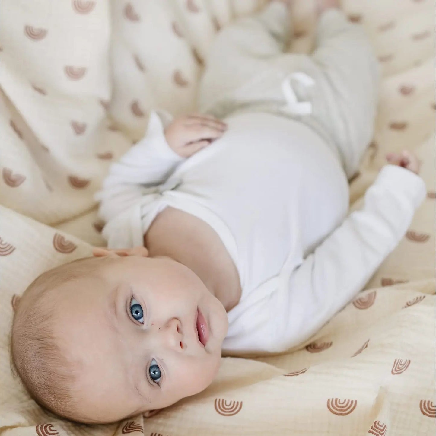 Baby Muslin Swaddle Blankets — Set of 3