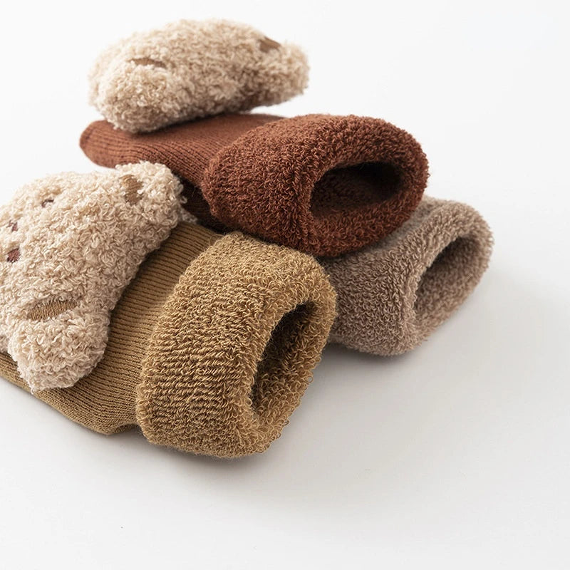 Bear Baby Socks — Winter Grip