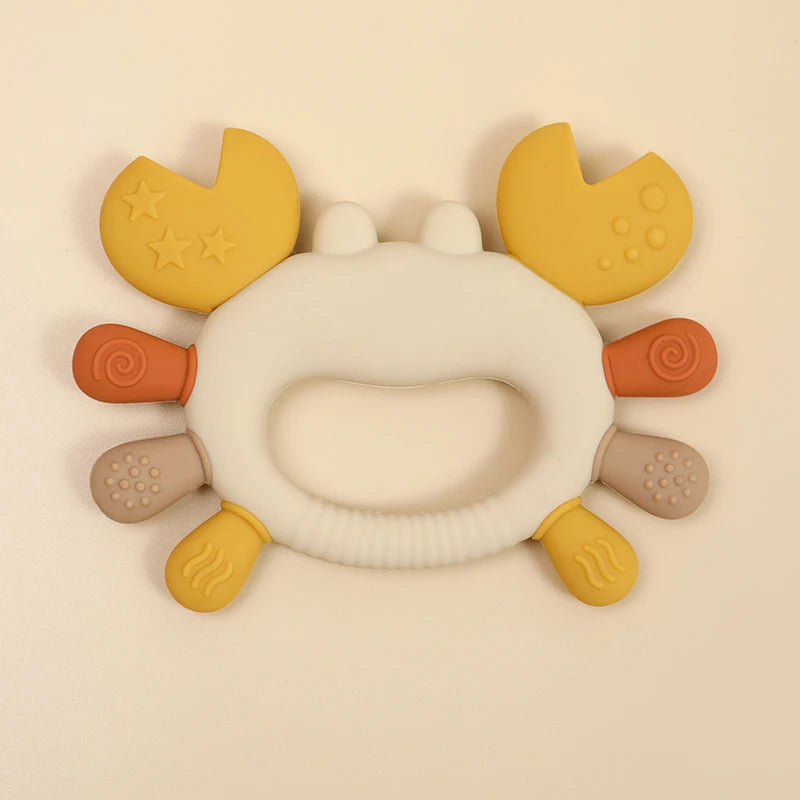 Crab Silicone Teether — BPA-Free Baby Toy