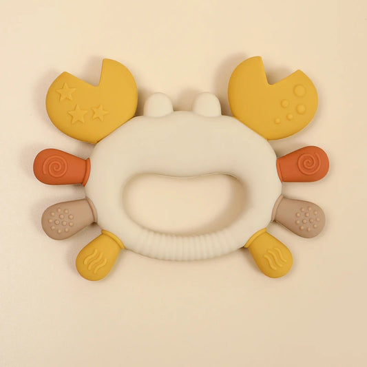 Crab Silicone Teether — BPA-Free Baby Toy