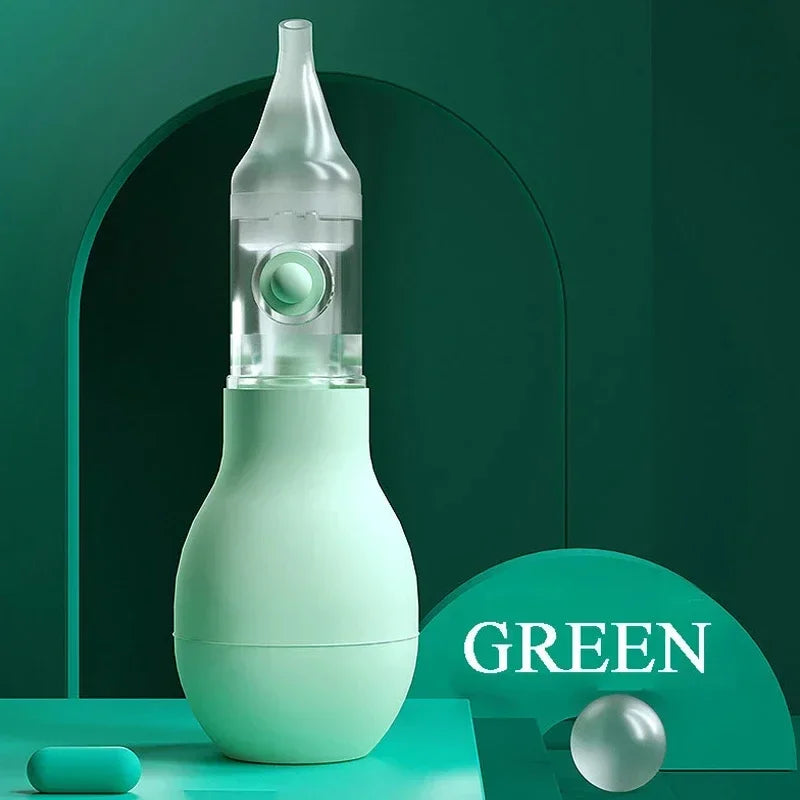 Soft Silicone Baby Nasal Aspirator — Anti-Backflow Nose Cleaner