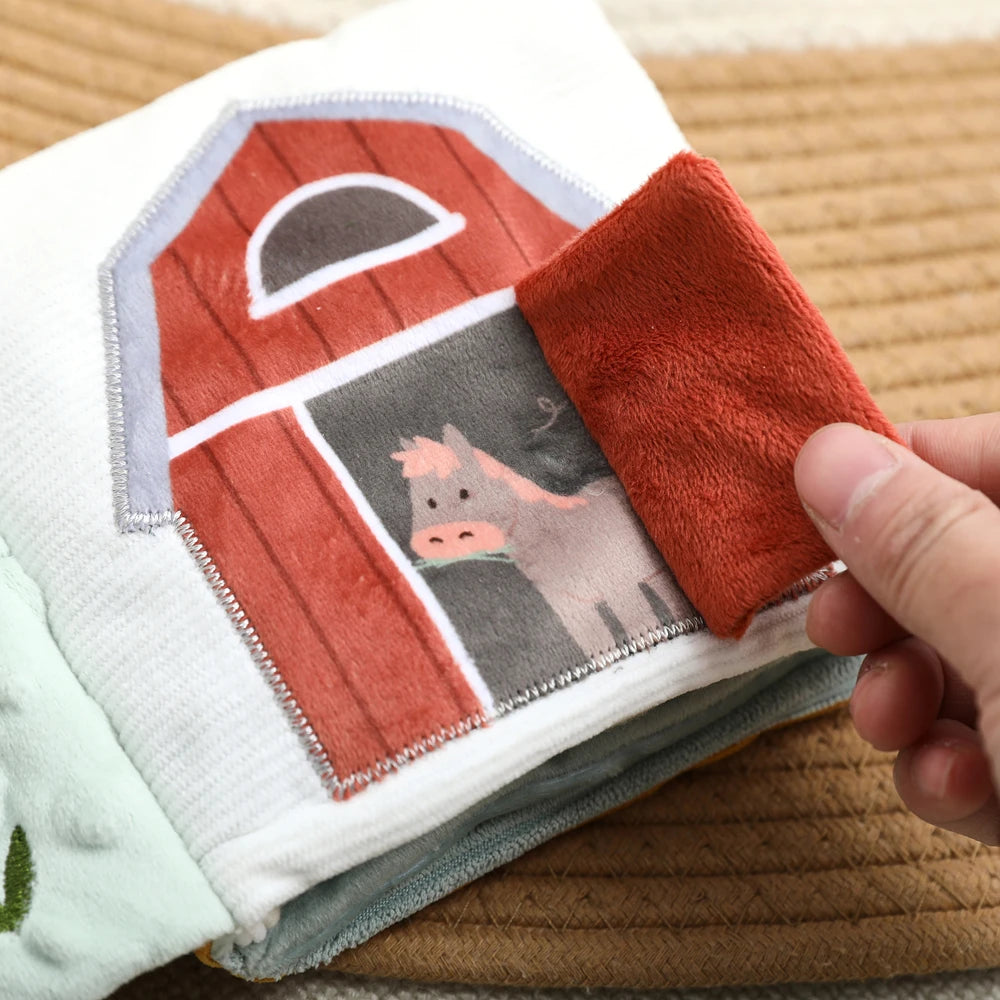 Baby Sensory Cloth Book — Crinkle & Discover