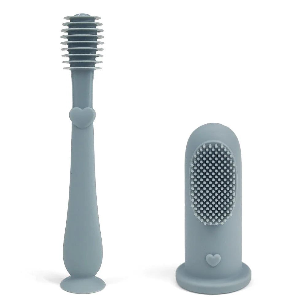 Silicone Baby Toothbrush Set — Gentle Oral Care